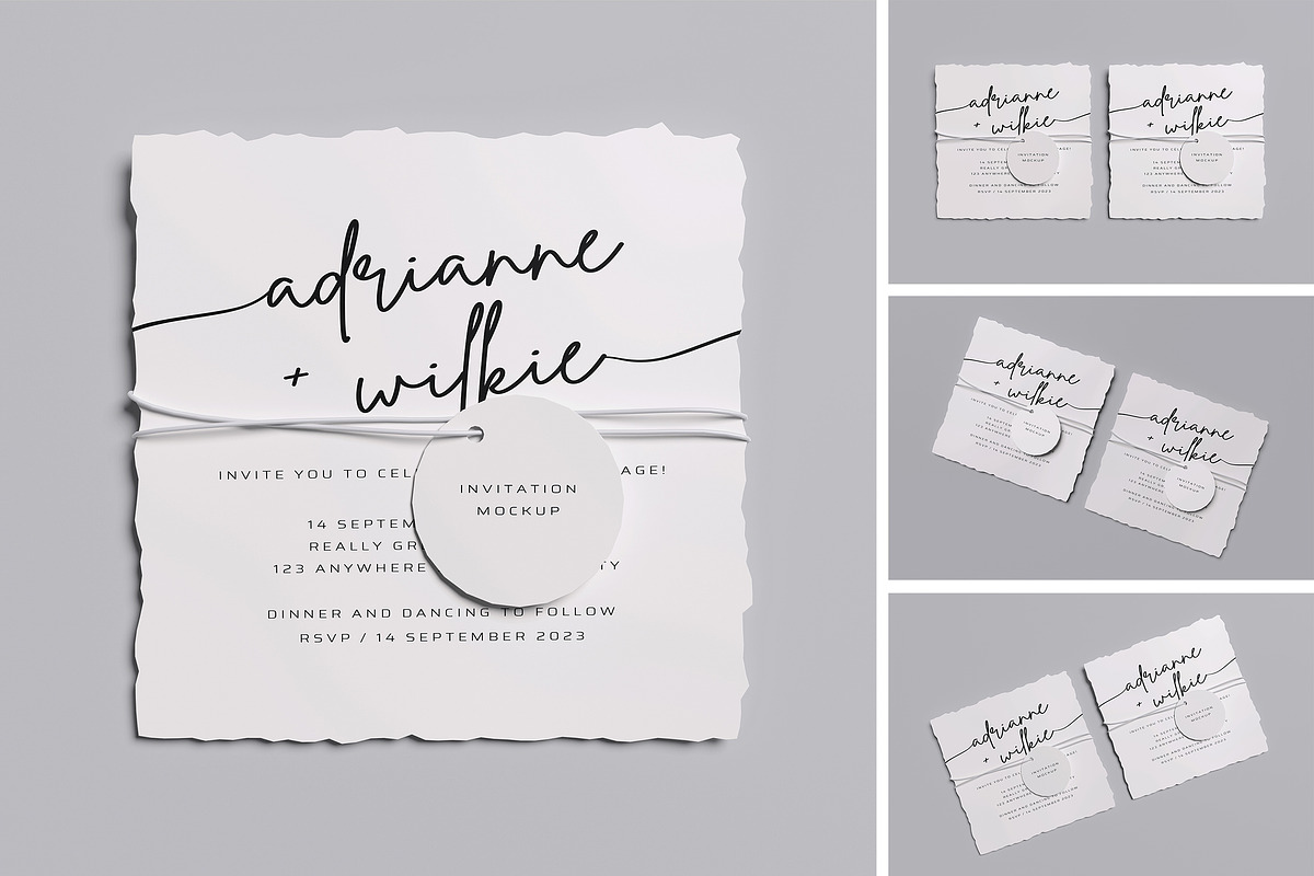Invitation Mockup, a Product Mockup by Squashy Creative Studio (Photo 1 of 5)