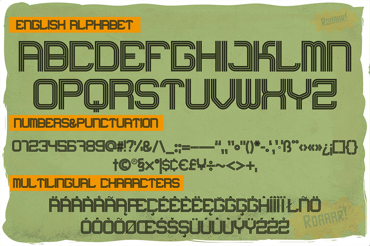 Dinosaur, a Font by Heather_insane (Photo 2 of 8)