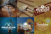 60 Vintage Badges and Logos Bundle, a Branding & Logo Template by shazi (Thumbnail 3 of 21)