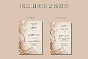 Elegant Wedding Invitation Template, an Invitation Template by InvitingStorys (Thumbnail 6 of 11)