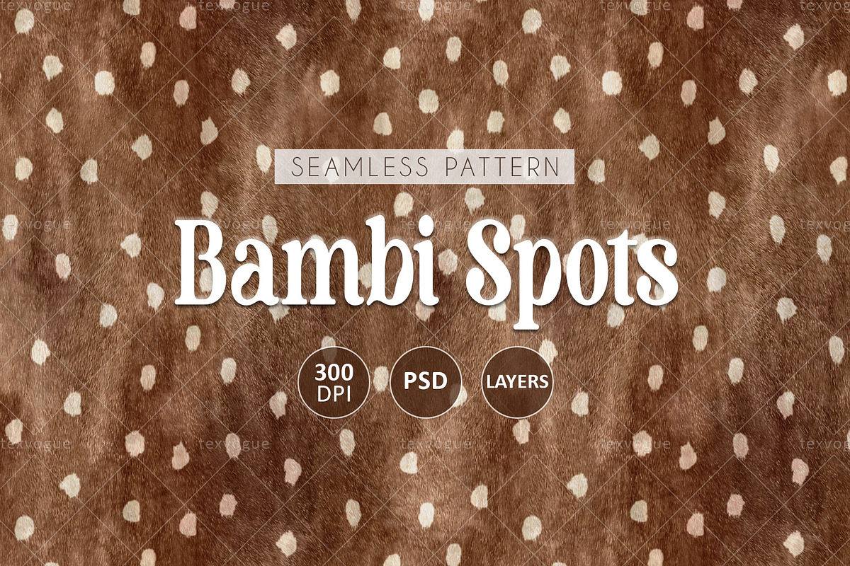 Seamless Bambi Fur Pattern, a Pattern Graphic by texvogue (Photo 1 of 10)