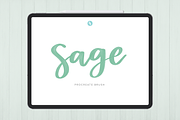 Sage Texture Procreate Brush, a Brush Add-On by Cate Shaner (Thumbnail 1 of 4)