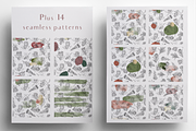 Line Art Protea Flower Elements, an Illustration by CL Creative Studio (Thumbnail 6 of 12)