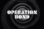 Operation Bond - Bold Display Font, a Sans Serif Font by RC graphics (Thumbnail 1 of 8)
