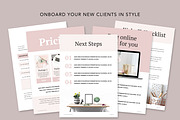Client Welcome Packet Template Canva, a Brochure Template by DeeBeeDesign (Thumbnail 4 of 10)