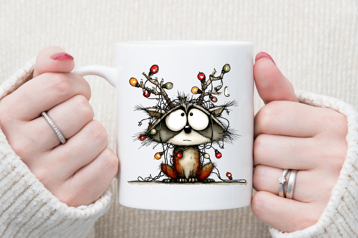 Whimsical Christmas Animal Clipart, an Illustration by Sublimation Artist (Photo 5 of 6)