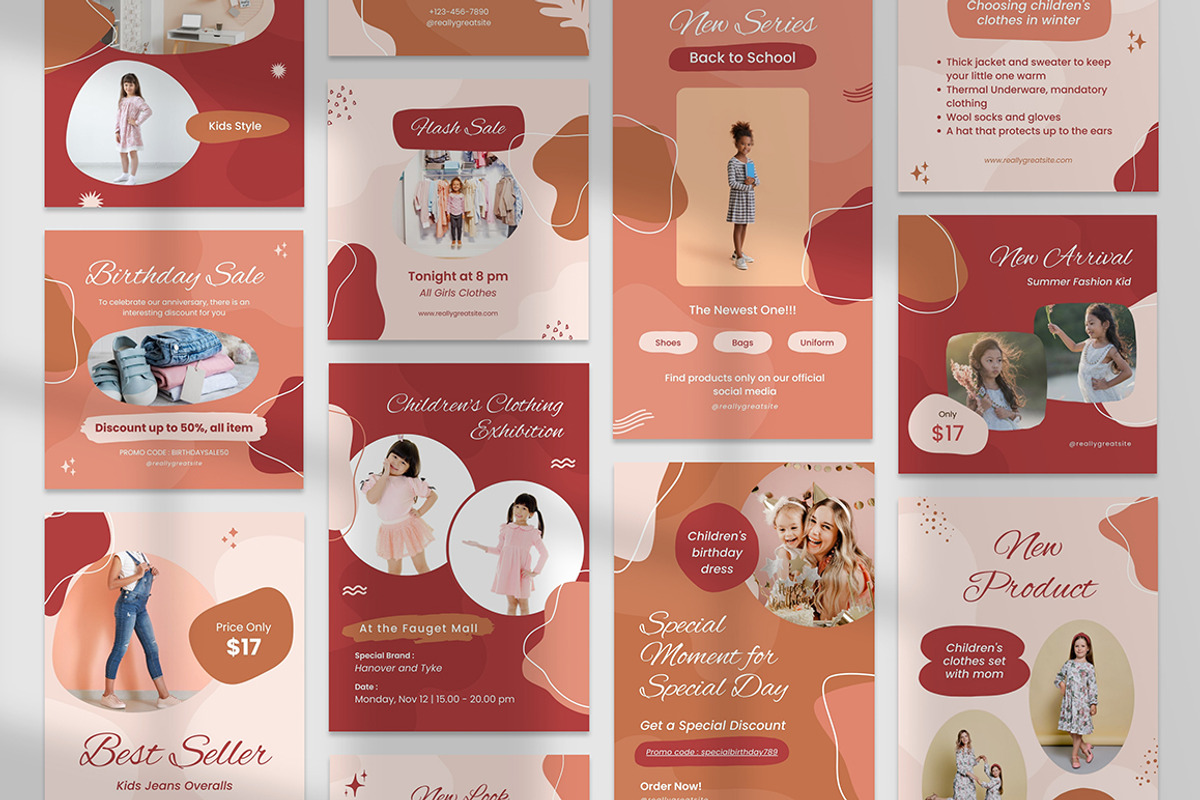 Bundle Pack 5in1 Canva Template, a Social Media Template by Brandearth RRGraph (Photo 13 of 19)