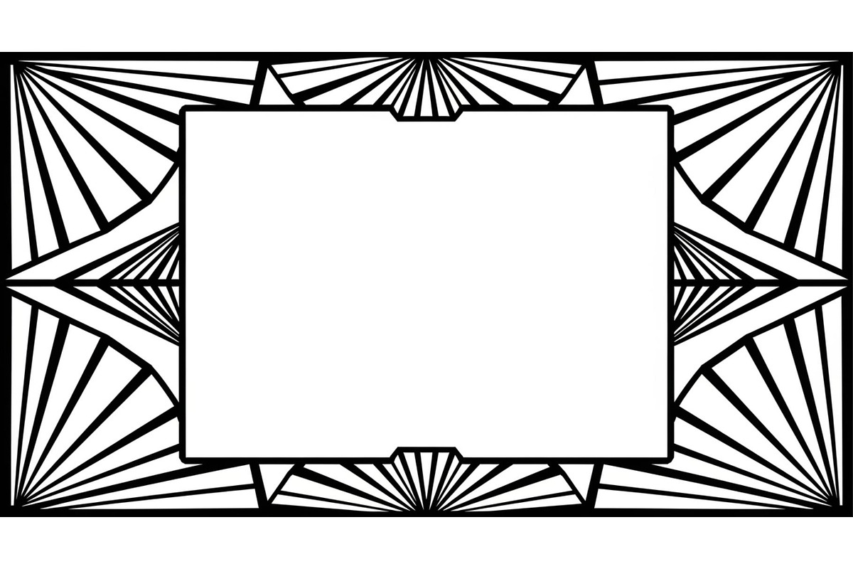 Art Deco Geometric Frame Bundle, an Illustration by jahid234 (Photo 31 of 31)