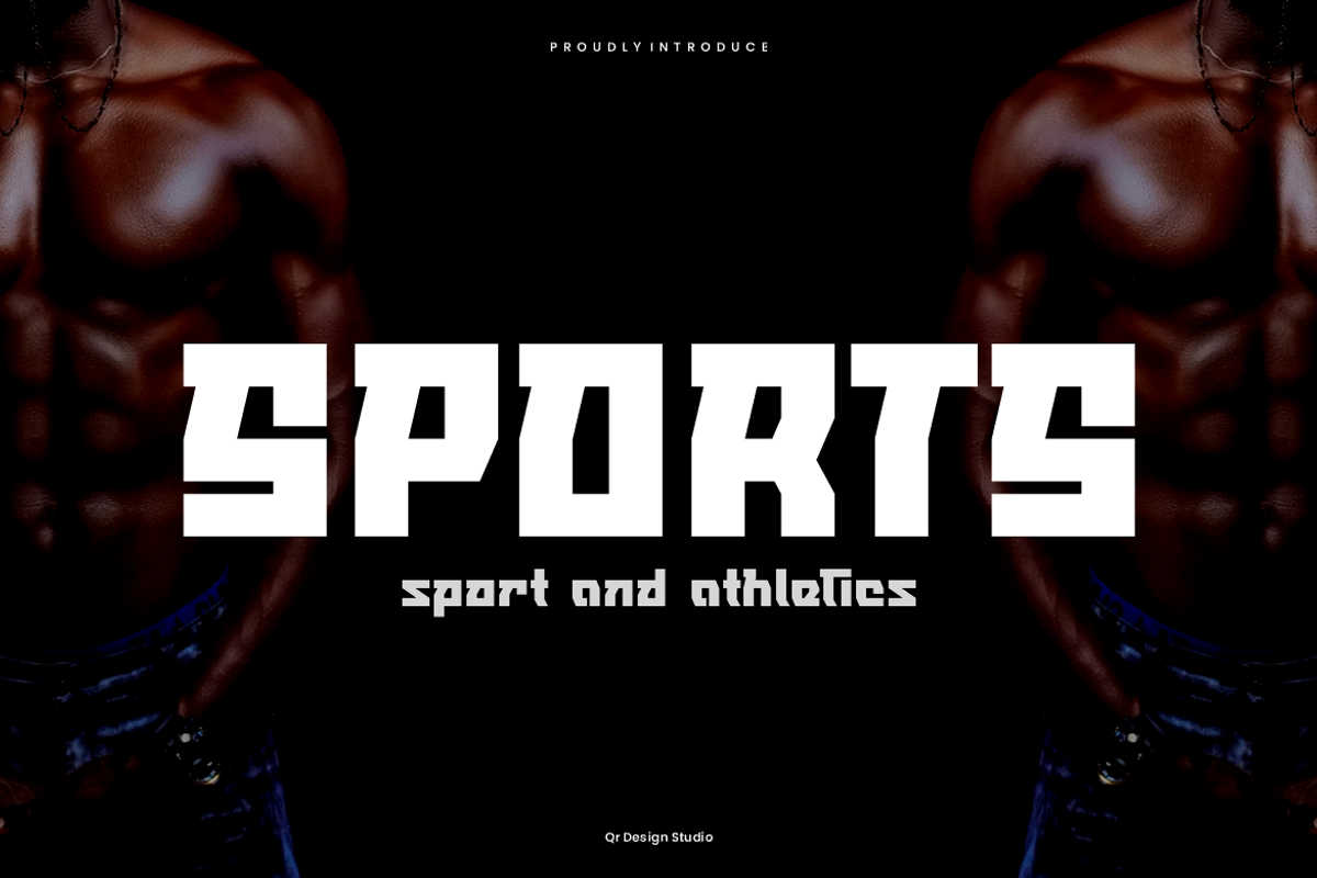 Fugtan Sporty Font, a Sans Serif Font by QR Design Studio (Photo 2 of 8)