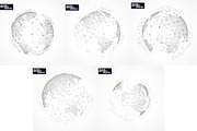 Set of technology image of globe., a Technology Illustration by majcot (Thumbnail 1 of 6)