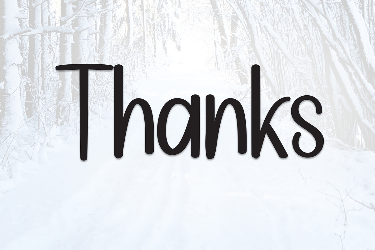 Winter Monday | Script Font, a Script Font by Scratchones (Photo 8 of 8)