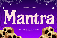 Mantra – Modern Halloween Font