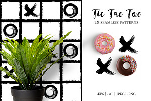 Tic Tac Toe, 28 patterns