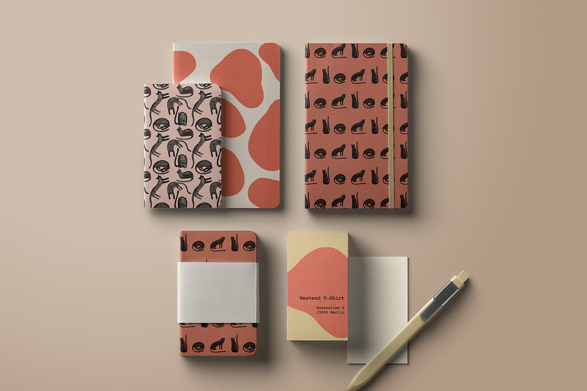 Moody Cat Shapes Collection, an Object Graphic by Lum3n (Photo 4 of 6)