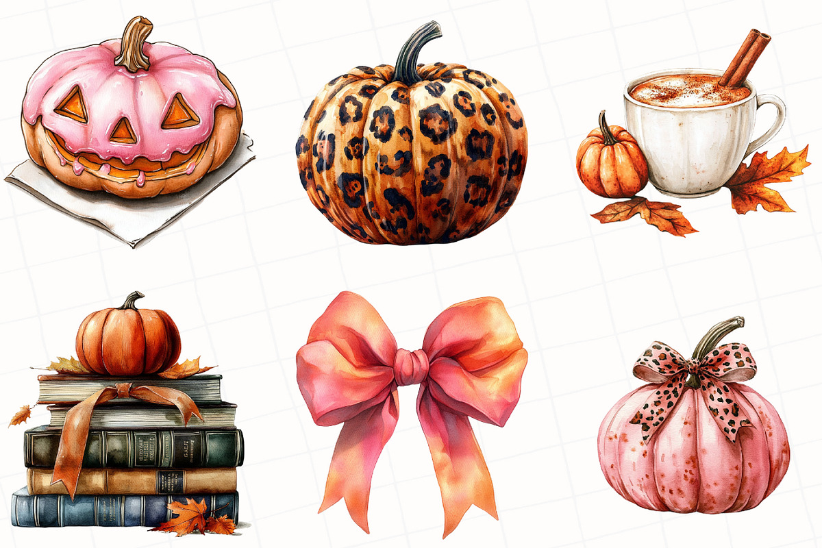 Cute Halloween Sublimation Clipart, an Illustration by OK Design (Photo 5 of 5)
