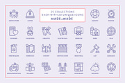 Mega Bundle Vol 4 Line Icons, an Outline Icon by Made by Made (Thumbnail 2 of 10)