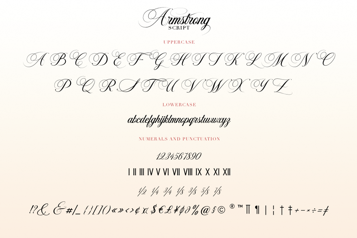 Armstrong, a Script Font by Larin Type Co. (Photo 14 of 15)