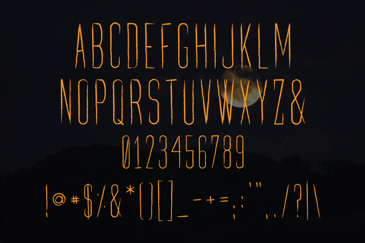 Carpathia Typeface + Extras preview 7
