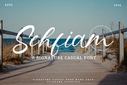 Sehfiam - Signature Casual Font, a Script Font by Dhabee (Thumbnail 1 of 15)