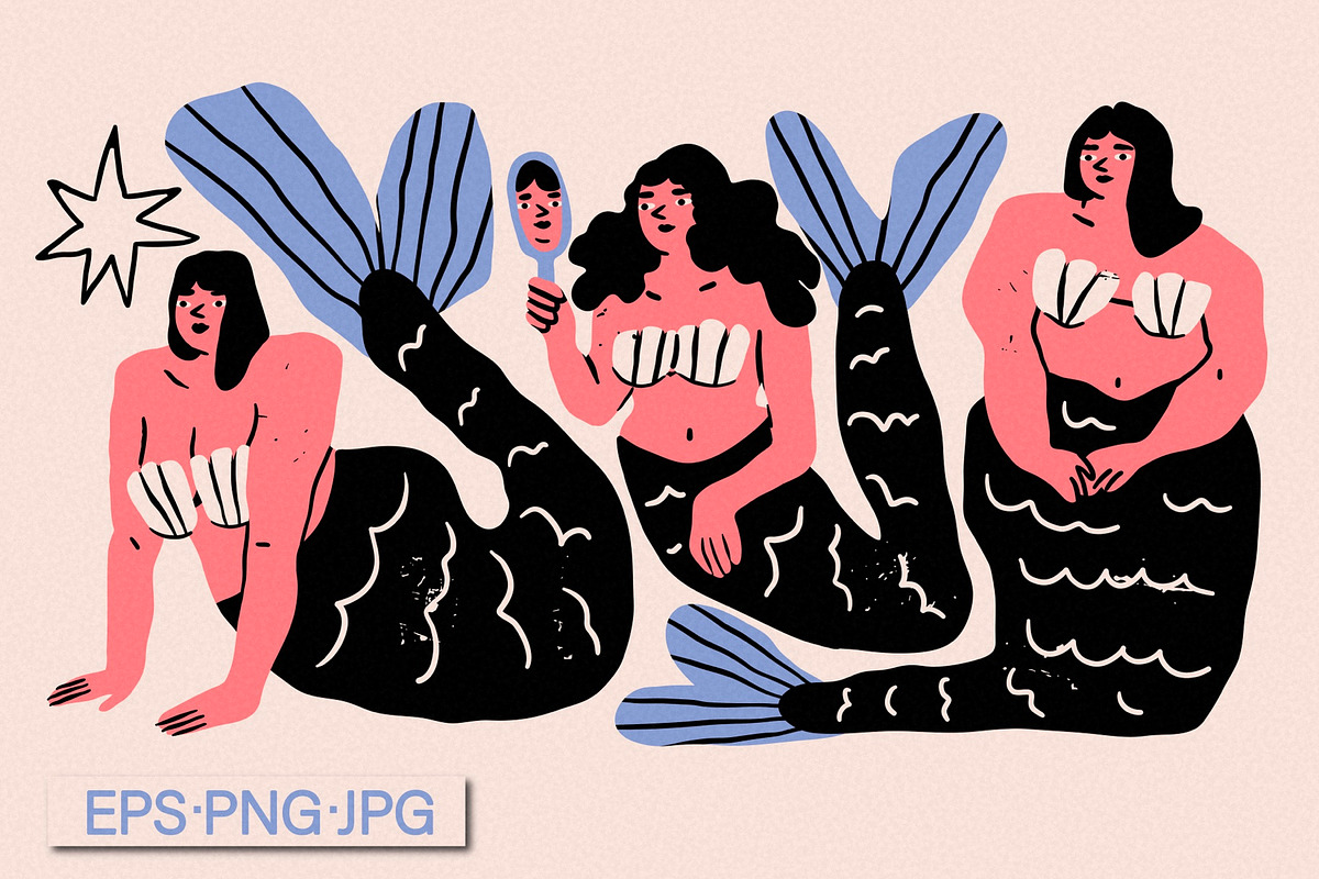Mermaids, a Person Illustration by Twisted Tail (Photo 2 of 6)