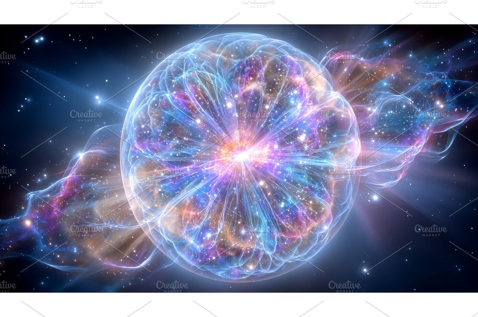 Relativistic jets emanating from a, a Background Photo by ZinetroN