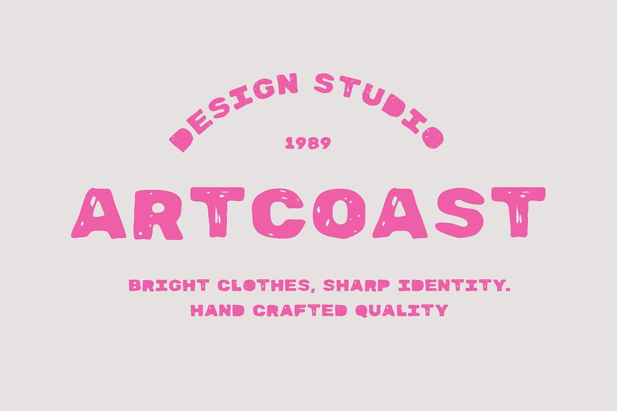 SA Candy Press Retro Display Font, a Sans Serif Font by Artcoast Std. (Photo 5 of 7)