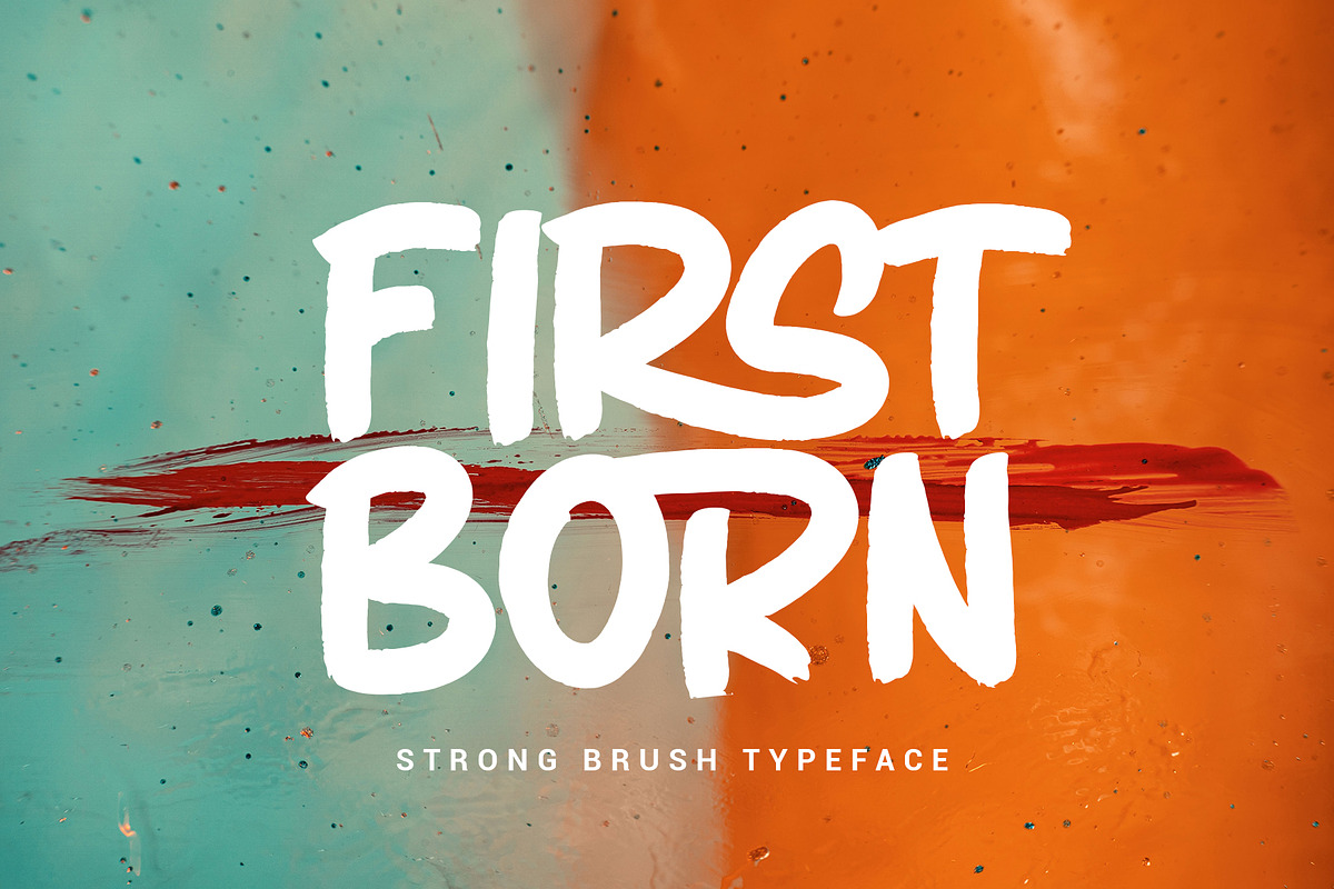 FIRSTBORN // BRUSH TYPEFACE