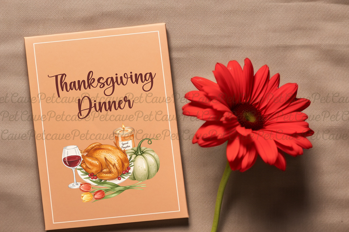 Fall & Thanksgiving Clipart Bundle, a Seasonal Illustration by Pet Cave (Photo 2 of 4)