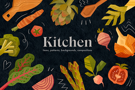 Food & Kitchen Clipart - Vegetables