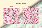 INK BLOSSOMS, a Pattern Graphic by rumacorakstudio (Thumbnail 3 of 6)