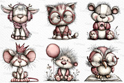 Quirky Animals Clipart, an Illustration by Craft Nest (Thumbnail 6 of 6)