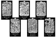 Fantasy Tarot cards, a Decorative Illustration by Samiramay (Thumbnail 7 of 15)