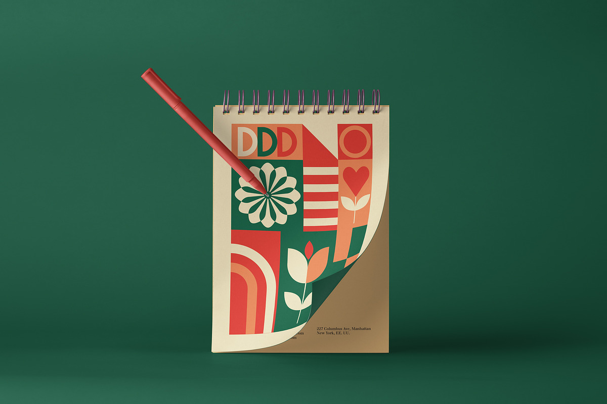 Retro geometric abstract posters, an Object Illustration by Sofico (Photo 3 of 13)