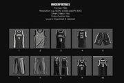Basketball Jersey & Shorts Mockup, a Shirt Mockup by Mocktopia (Thumbnail 2 of 12)