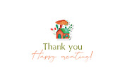 Cozy watercolor clipart & patterns, a Seasonal Illustration by Yelloo Fish (Thumbnail 13 of 15)