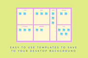 New EDITABLE Desktop Planners, a Stationery Template by Verte Studio (Thumbnail 2 of 4)