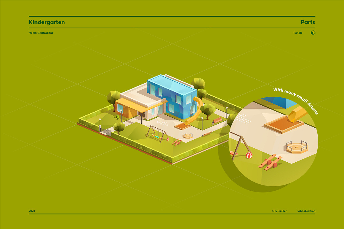 Schools City builder, an Education Illustration by blauananas (Photo 11 of 21)