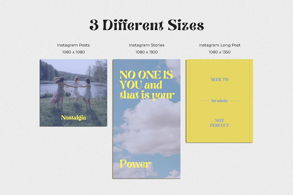 Instagram Inspirational Quotes CANVA, a Social Media Template by Lyrata Studio (Photo 5 of 14)