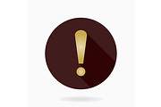 Modern Vector Exclamation Icon in, an Outline Icon by FineArtStudio (Thumbnail 1 of 3)