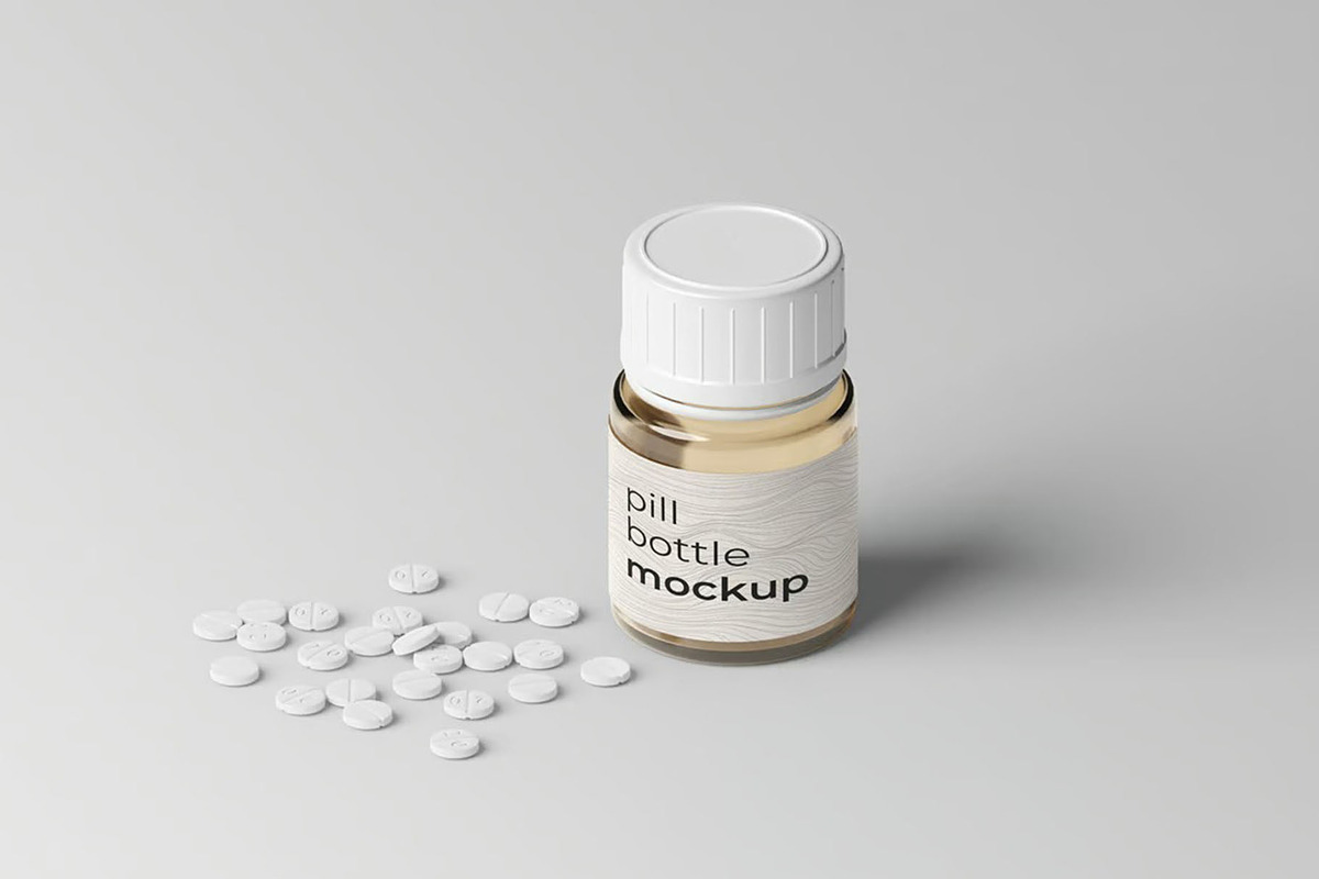Pill Bottle - Mockup, a Product Mockup by Se٧enStudio (Photo 3 of 3)