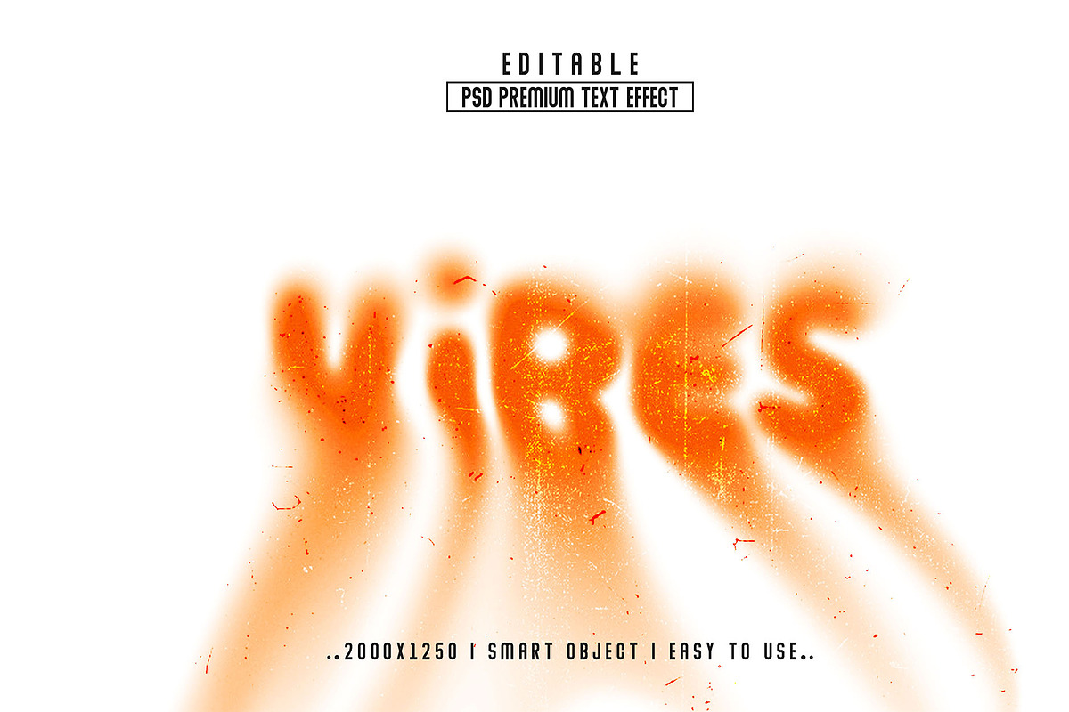 Psychedelic Orange Glow & Wavy Text, a Layer Style Add-On by Md Jahidul99 (Photo 2 of 2)
