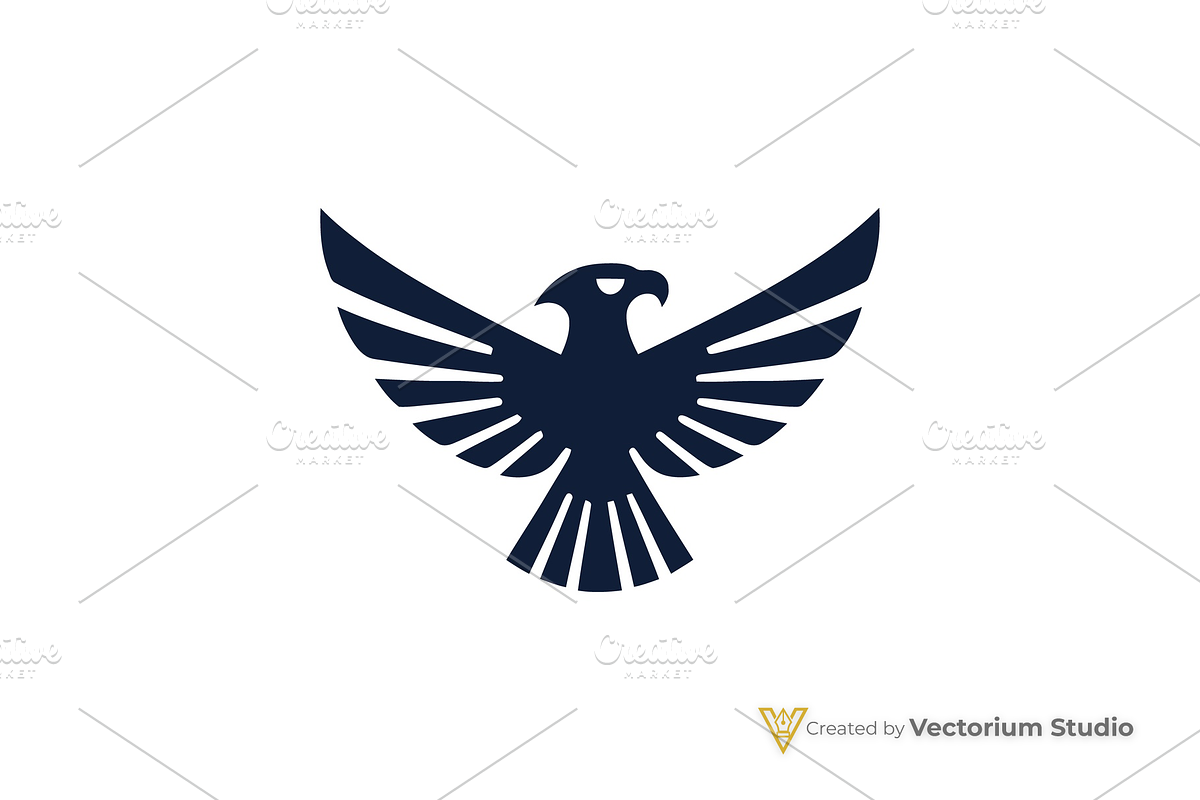 Minimalist Eagle Wings Logo, a Branding & Logo Template by Vectorium Studio (Photo 4 of 5)