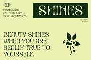 CS Gladys – Reverse Contrast Font, a Sans Serif Font by Craft Supply Co. (Thumbnail 7 of 8)