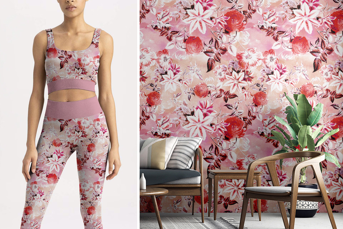 Flower Allover Pattern, a Pattern Graphic by Gullenda (Photo 6 of 6)