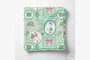 Lucky Goose Seamless Pattern, a Seasonal Illustration by TitaLivingArt (Thumbnail 4 of 13)