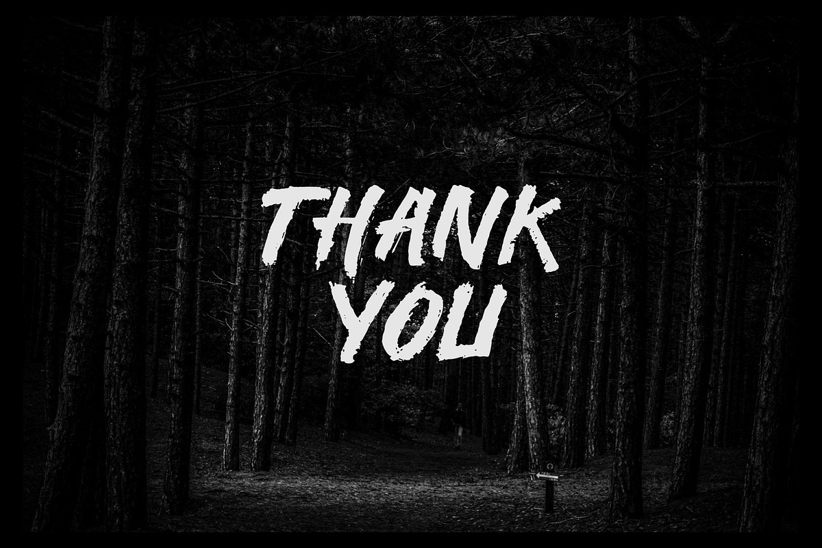 Deathless Natural Brush Font, a Script Font by Aldiwangsadipa (Photo 10 of 10)