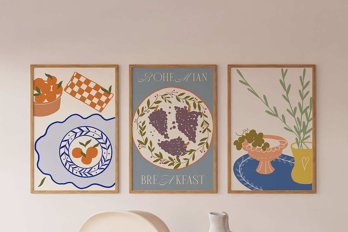 Hand Drawn Still Life Posters, a Food Illustration by Ayya Studio (Photo 8 of 11)