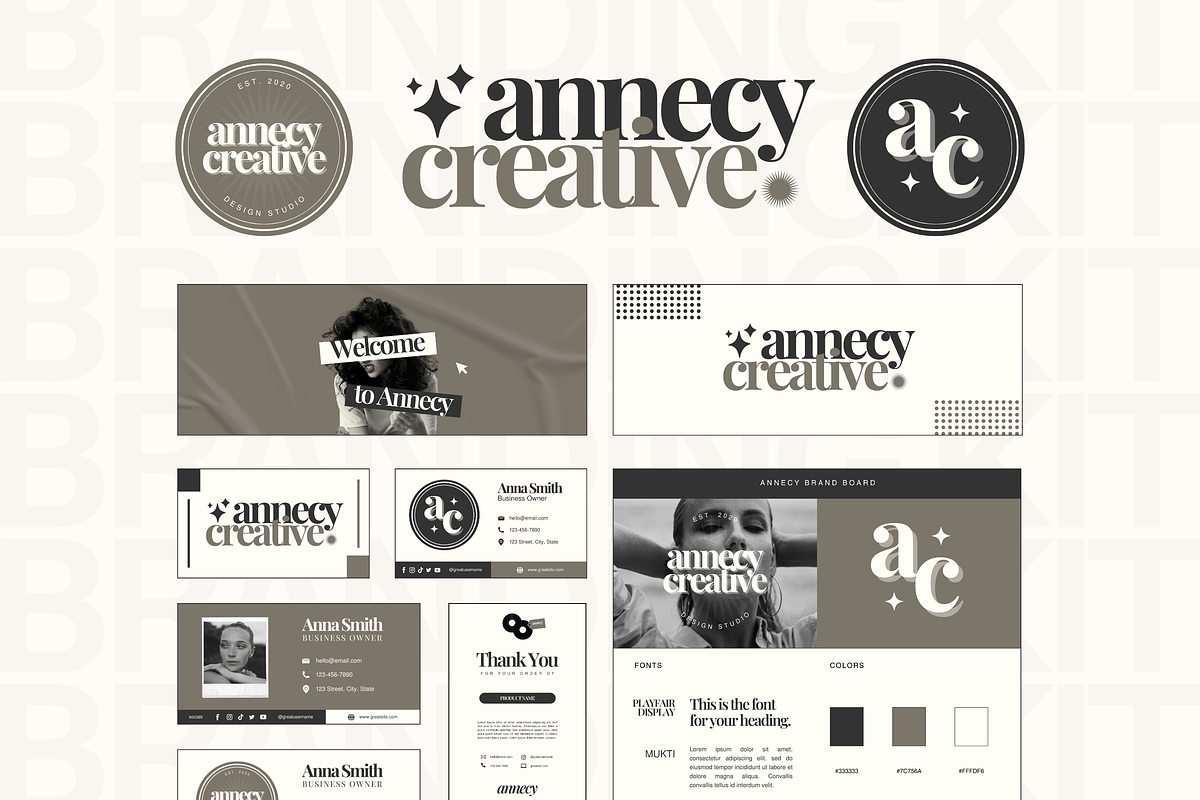 Canva Modern Branding Kit Template, a Branding & Logo Template by ...
