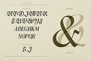 Lavoza typeface, a Blackletter Font by alit design (Thumbnail 7 of 15)
