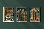 Cats in the Library, a Background Graphic by Curve Design (Thumbnail 4 of 7)